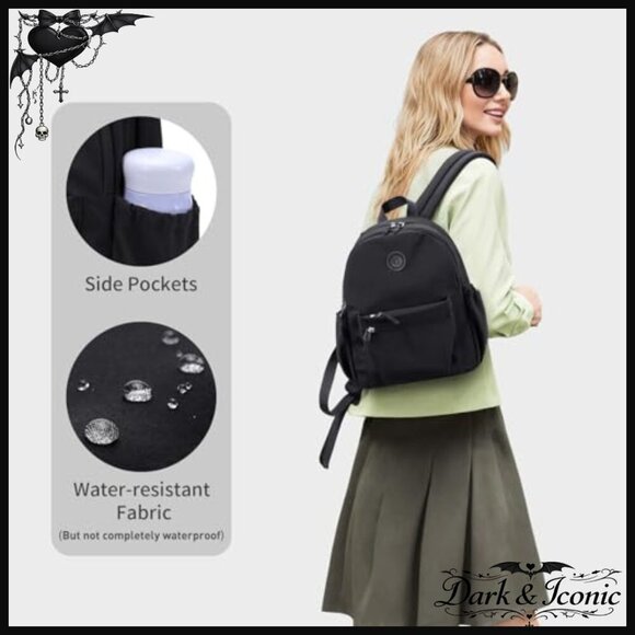 Lightweight Nylon Mini Backpack Daypack for Women, 10L Capacity, Water-Resistant main image 5